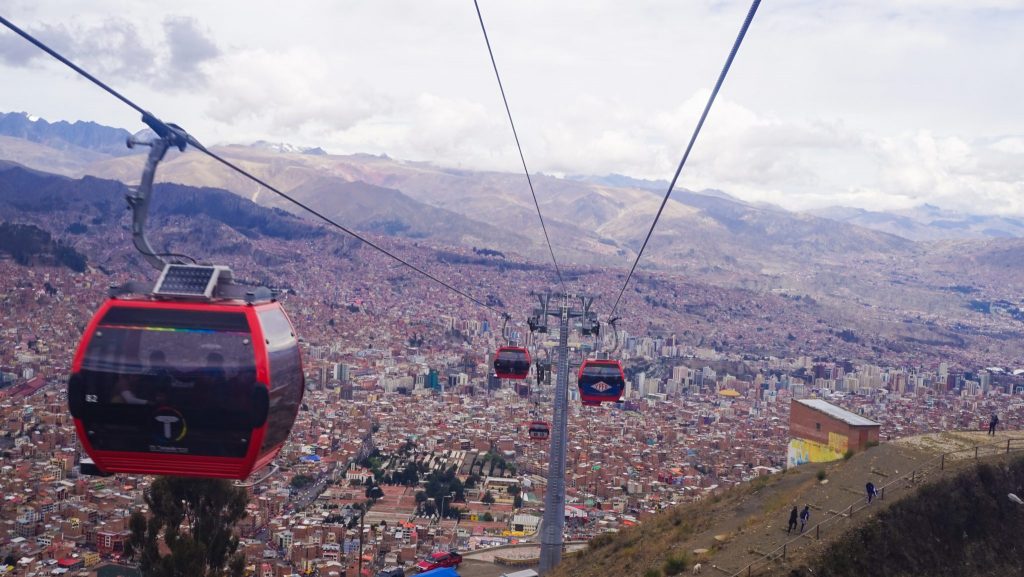 La Paz Cable Car in Bolivia - Worlds Coolest Public Transportation
