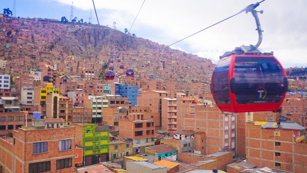 La Paz Cable Car in Bolivia - Worlds Coolest Public Transportation