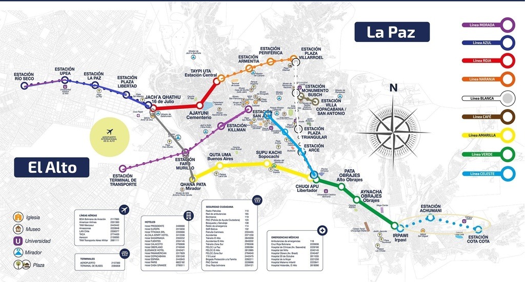 Cable Car Routes & Maps