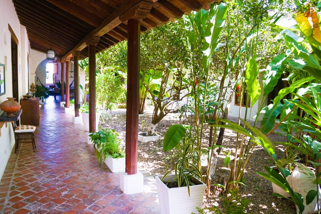 Spanish Internal Courtyard - Portal de la Marquesa Boutique Hotel - mompox colombia hotels