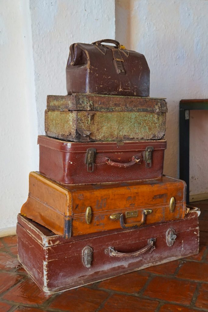 Stacks of luggage Portal de la Marquesa Boutique Hotel - Mompox Colombia Hotels