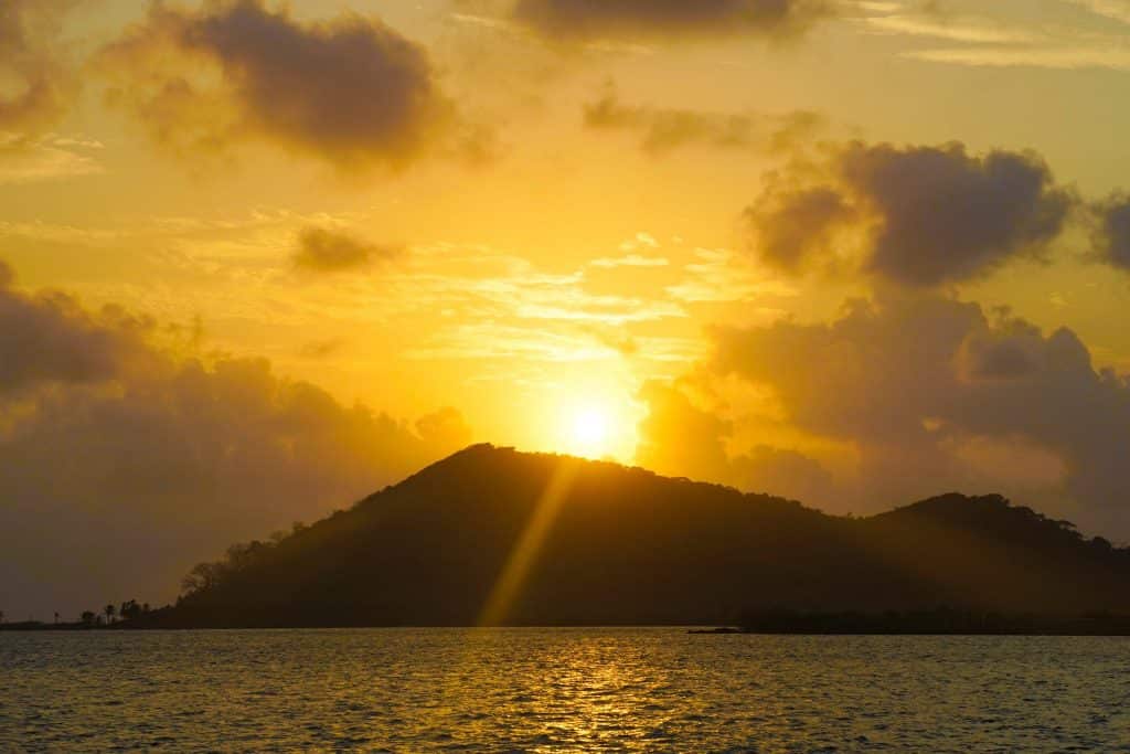 San Blas Adventures review - San Blas Sailing Sunset