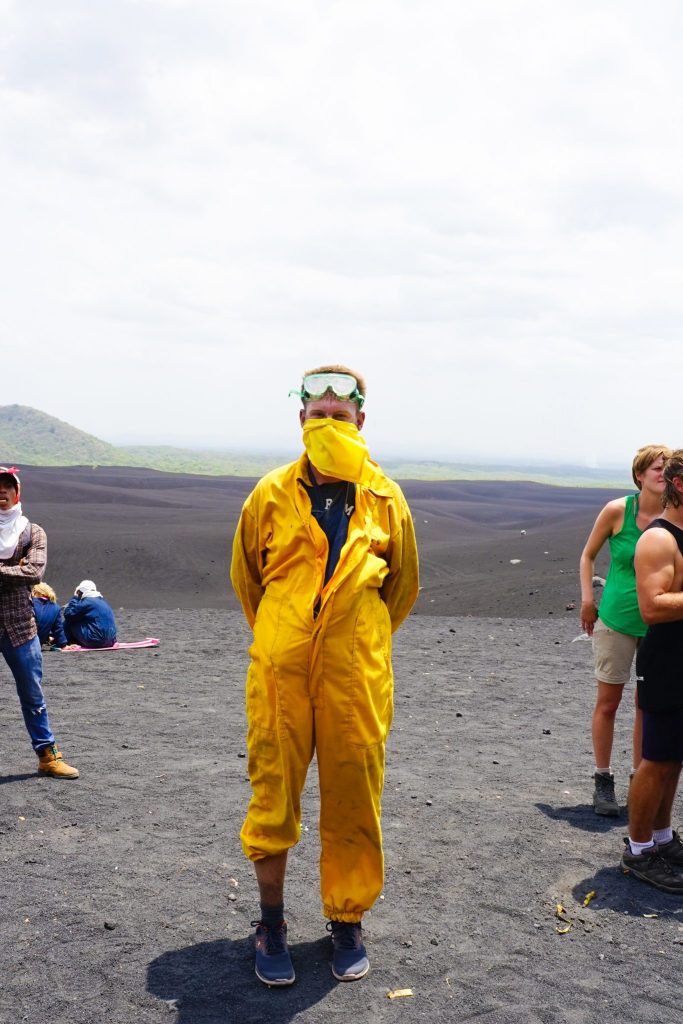 Volcano Day in Leon Nicaragua - cerro negro boarding tour