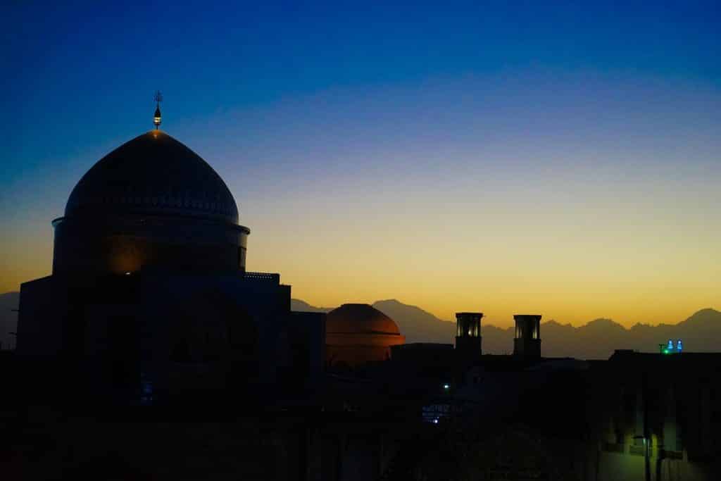 Sunset Rooftop in Yazd - things to do in Yazd Iran