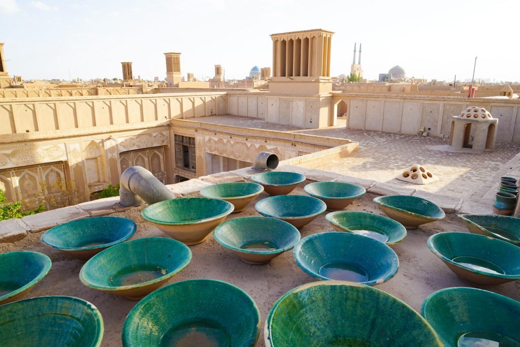 Yazd Iran Rooftop UNESCO