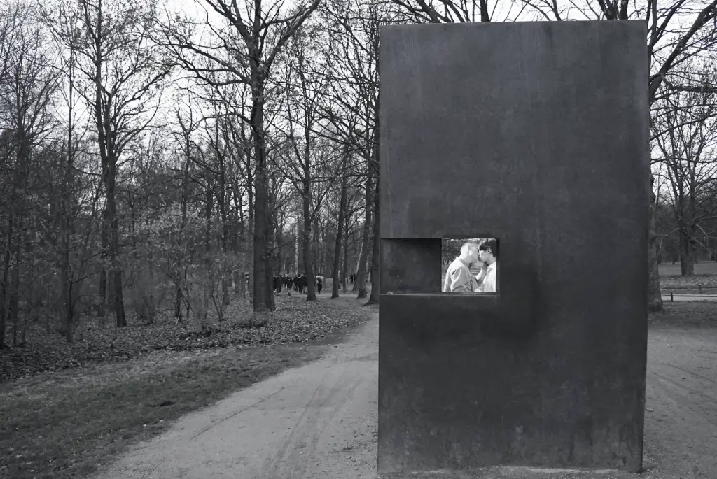 The Memorial to Homosexuals Persecuted Under Nazism in Berlin's Tiergarten