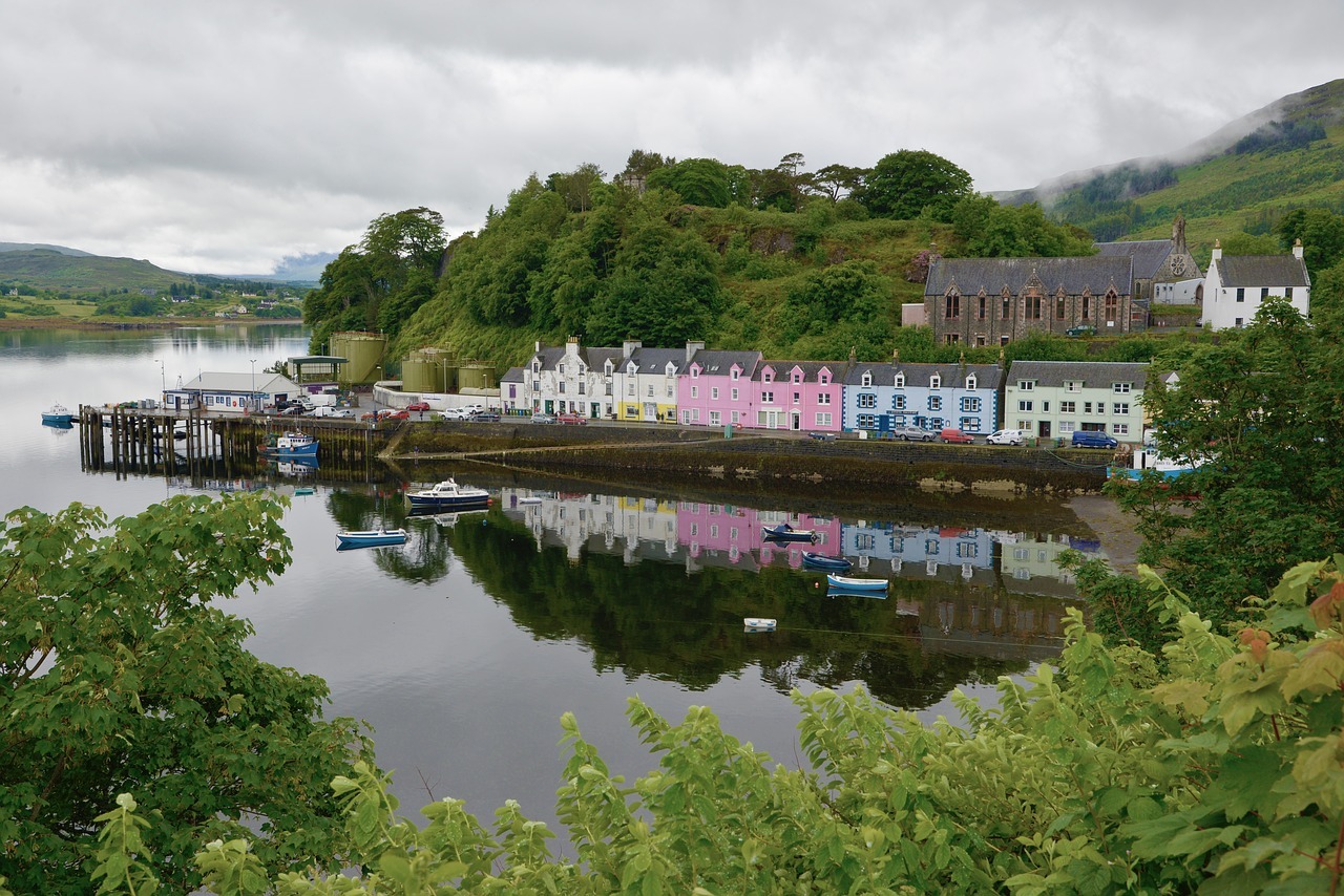 Isle Of Sky Scotland Portree Port