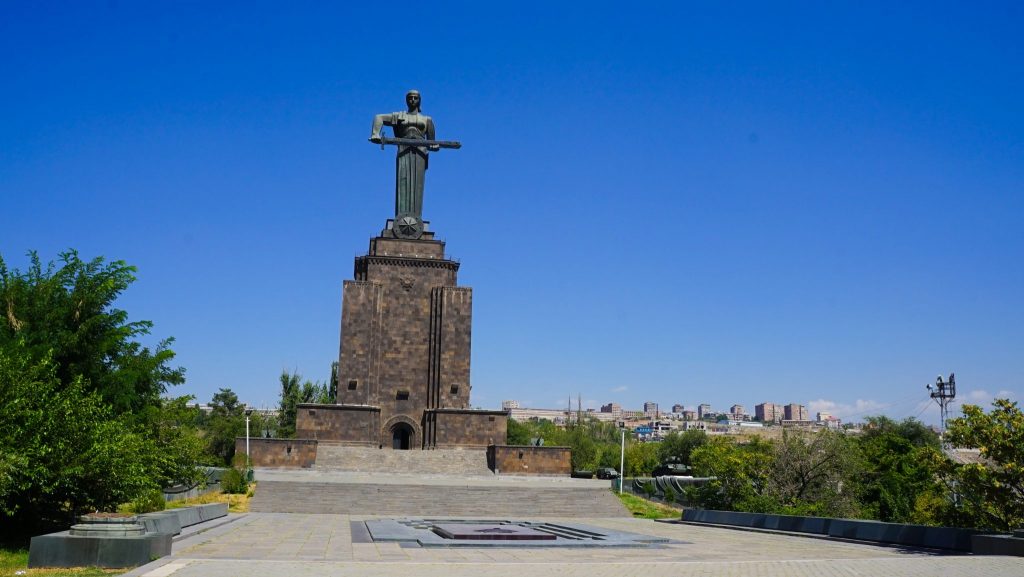 Mother Armenia statue