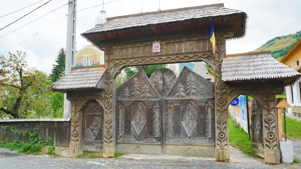 Bârsana Wooden Gates in Maramures Romania