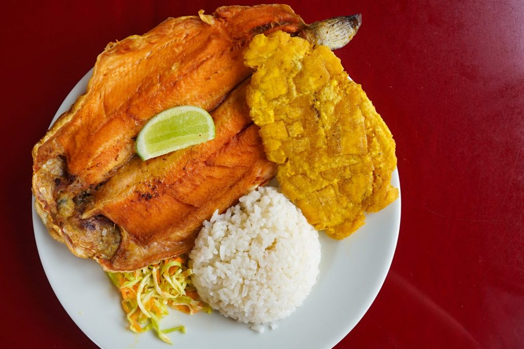 Traditional Colombian Fish Dish