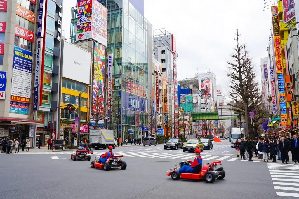 Experience Real Life Mario Kart Racing On The Streets Of Tokyo Japan