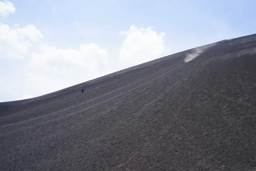 Volcano Day in Leon Nicaragua - cerro negro boarding tour