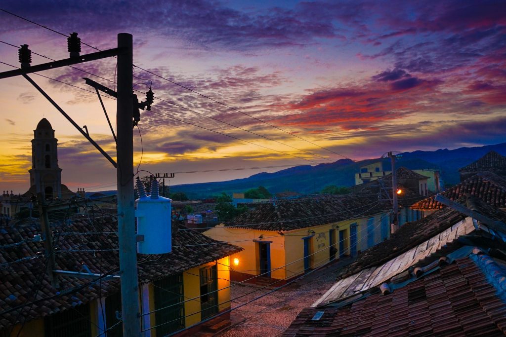 Cuba sunset Trindad
