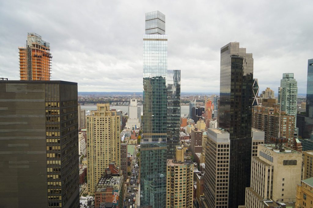 View from the London NYC Hotel - best suites in nyc