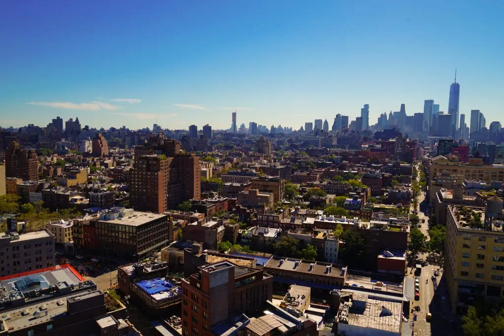 View From The Standard High lIne Le Bain Roof top bar - Top of the Standard