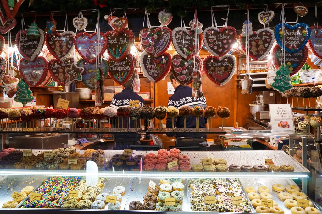 main Oslo Christmas Market at Eidsvoll Square - Oslo In the Winter