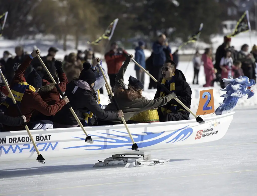Ottawa Events - Ottawa Ice Dragon Boat Festival during Winterlude