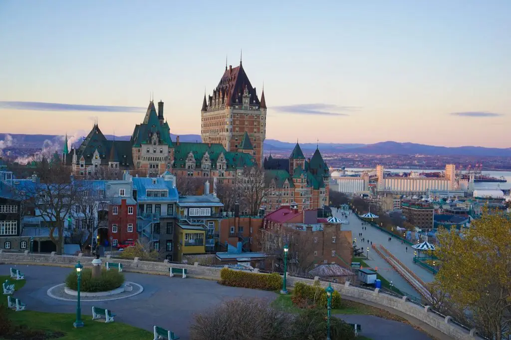 Best Photo Spot in Quebec City for sunset