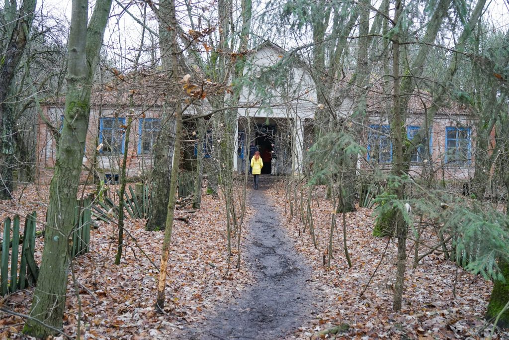 Empty house in Chernobyl
