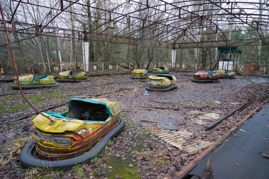 Spooky photos of Chernobyl's abandoned fairground