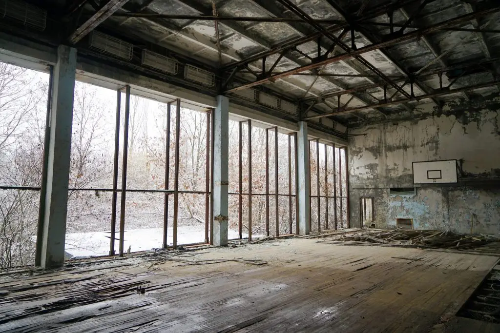 Chernobyl Basketball court