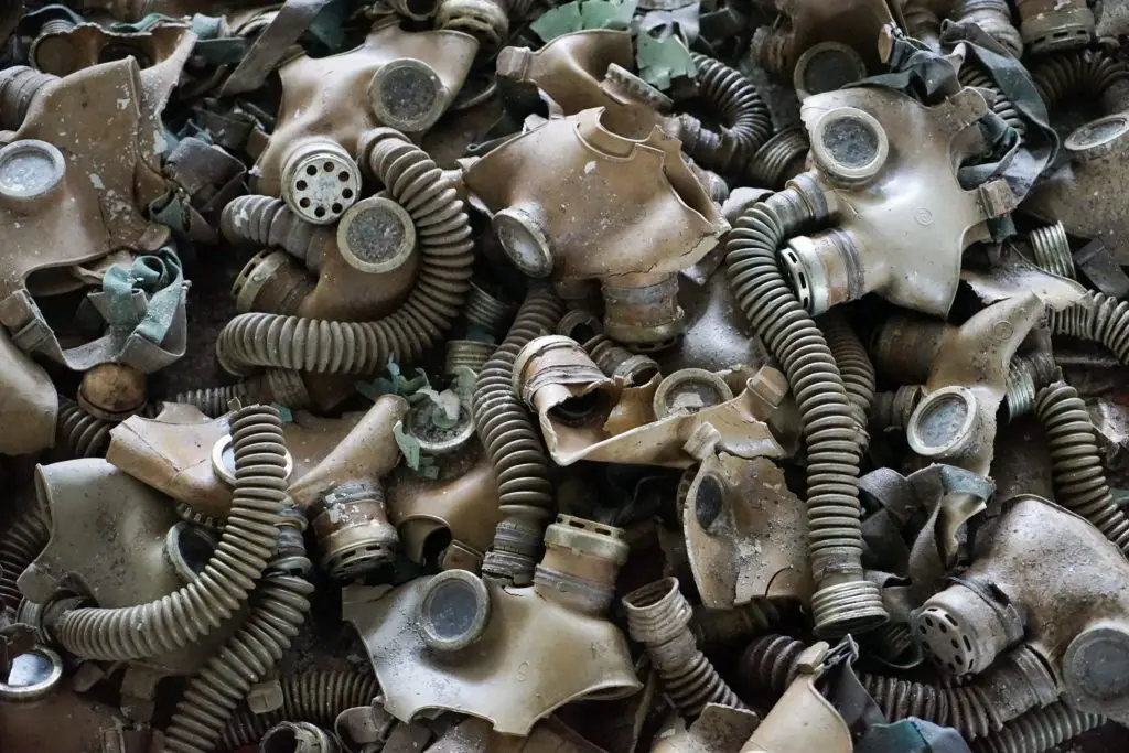 Gas Masks room pripyat chernobyl