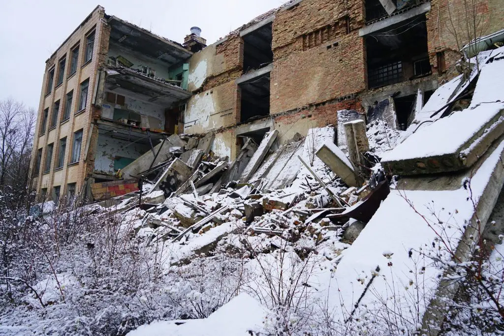 Collapsed Building in Pripyat