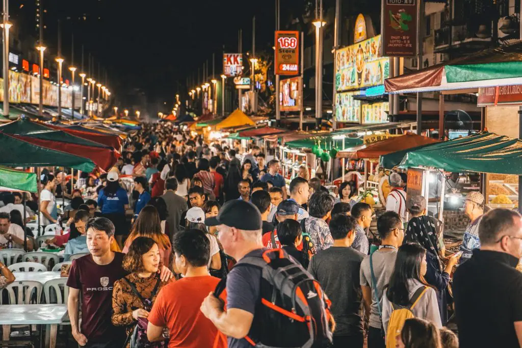 Jalan Alor Kuala Lumpur Food Street Night