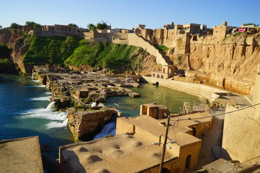 shushtar historical hydraulic system unesco site