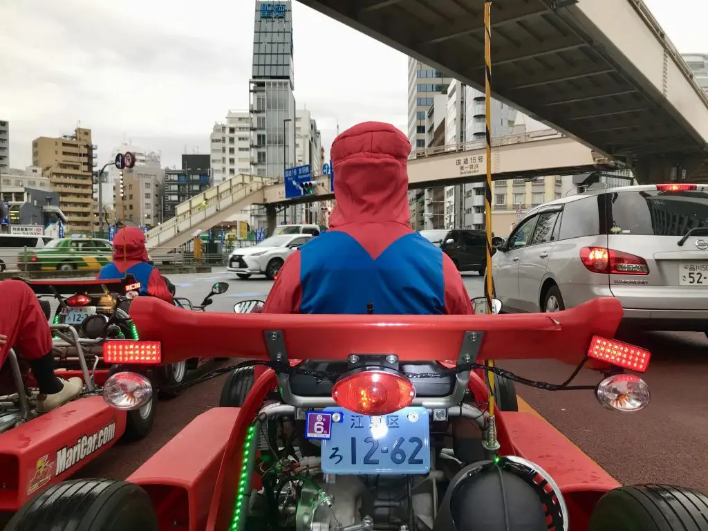 Want to race in a Mario Kart? Go to Japan, when you can