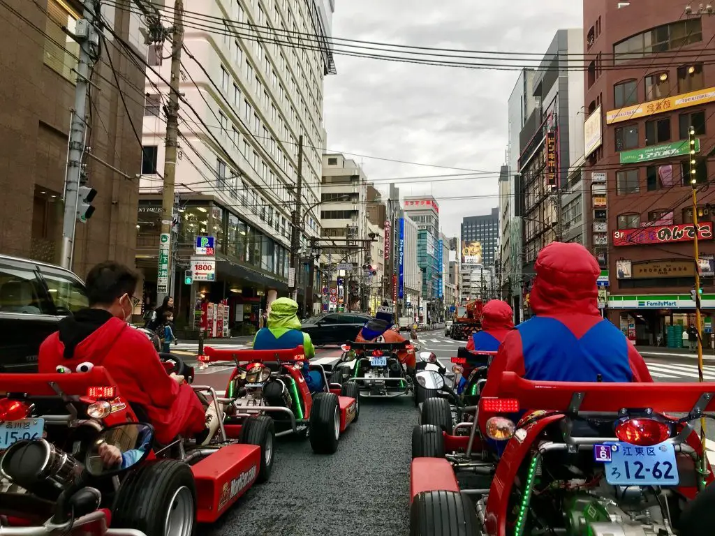 mario kart rainbow road Tokyo