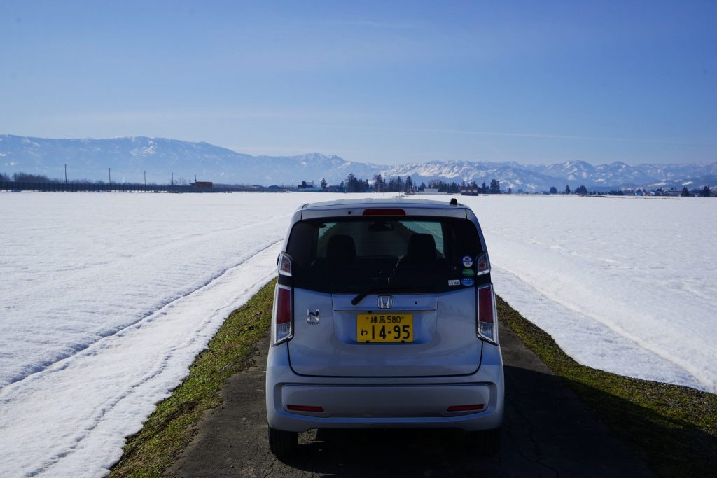 Rental Car Japan Road Trip Snow