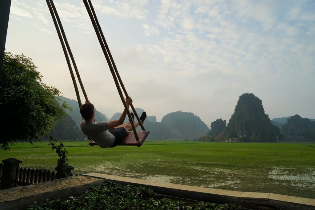 Hang Mua Ecolodge Swing - where to stay in ninh binh