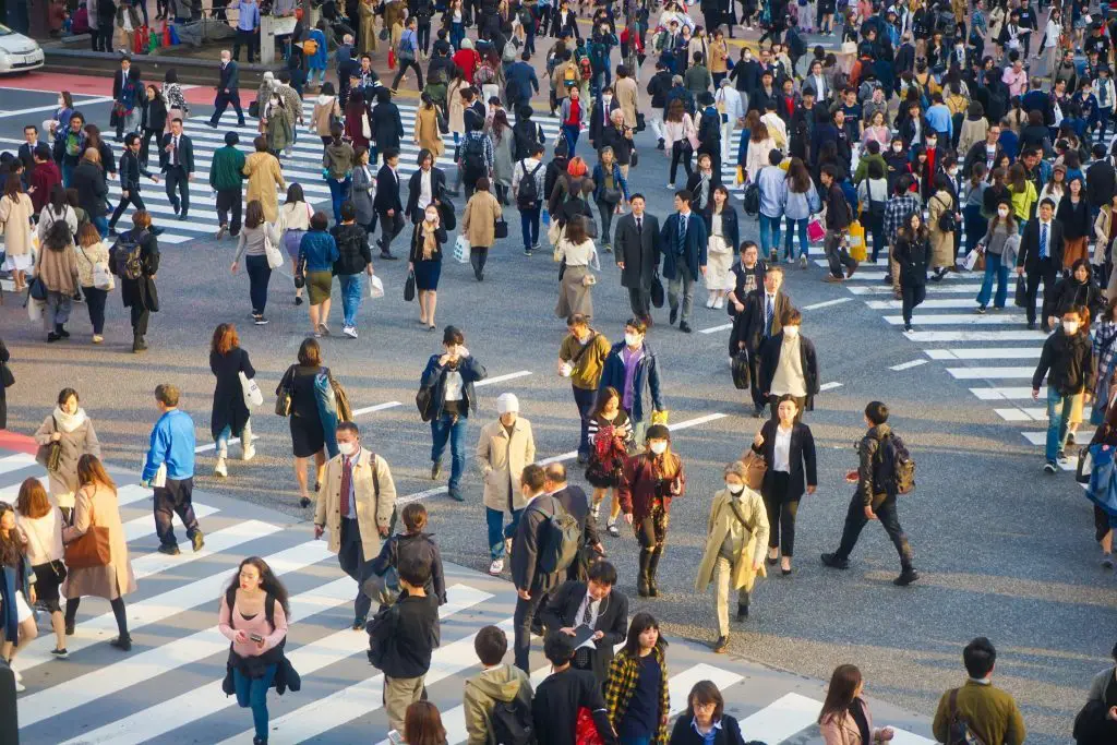 Famous Shibuya Scramble - what to see in tokyo