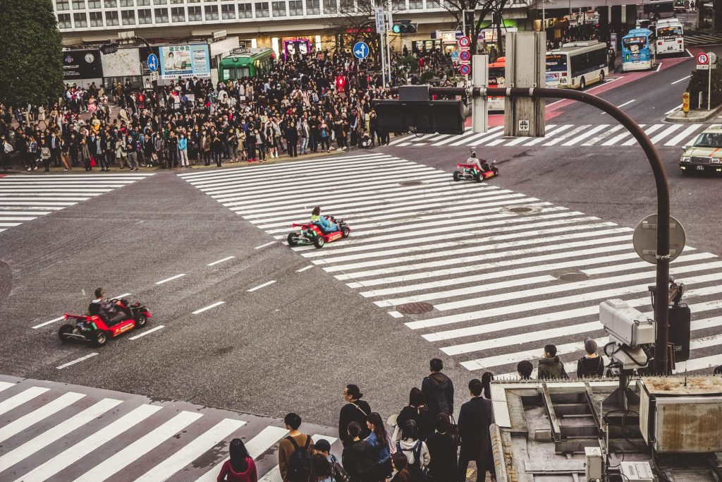Tokyo Shibuya Scramble - Real Life Mario Kart Tour Of Tokyo