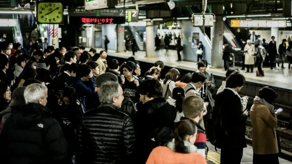 Tokyo Subway Rushhour - weird things to do in tokyo