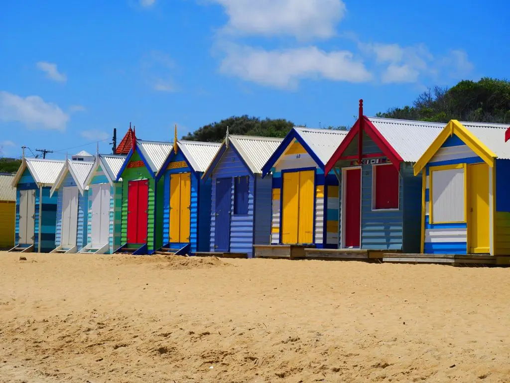 Famous Australian Landmarks | Brighton Bathing Boxes