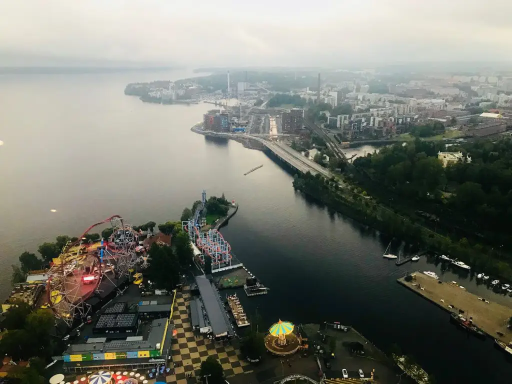 Panoramic Restaurant Näsinneula Tampere ** tampere what to see ** tampere sights ** tampere tourist attractions ** tampere weather