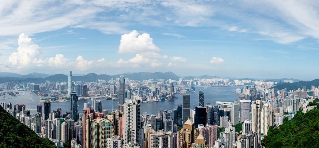 Hong Kong Victoria Harbour Panorama Hong Kong City