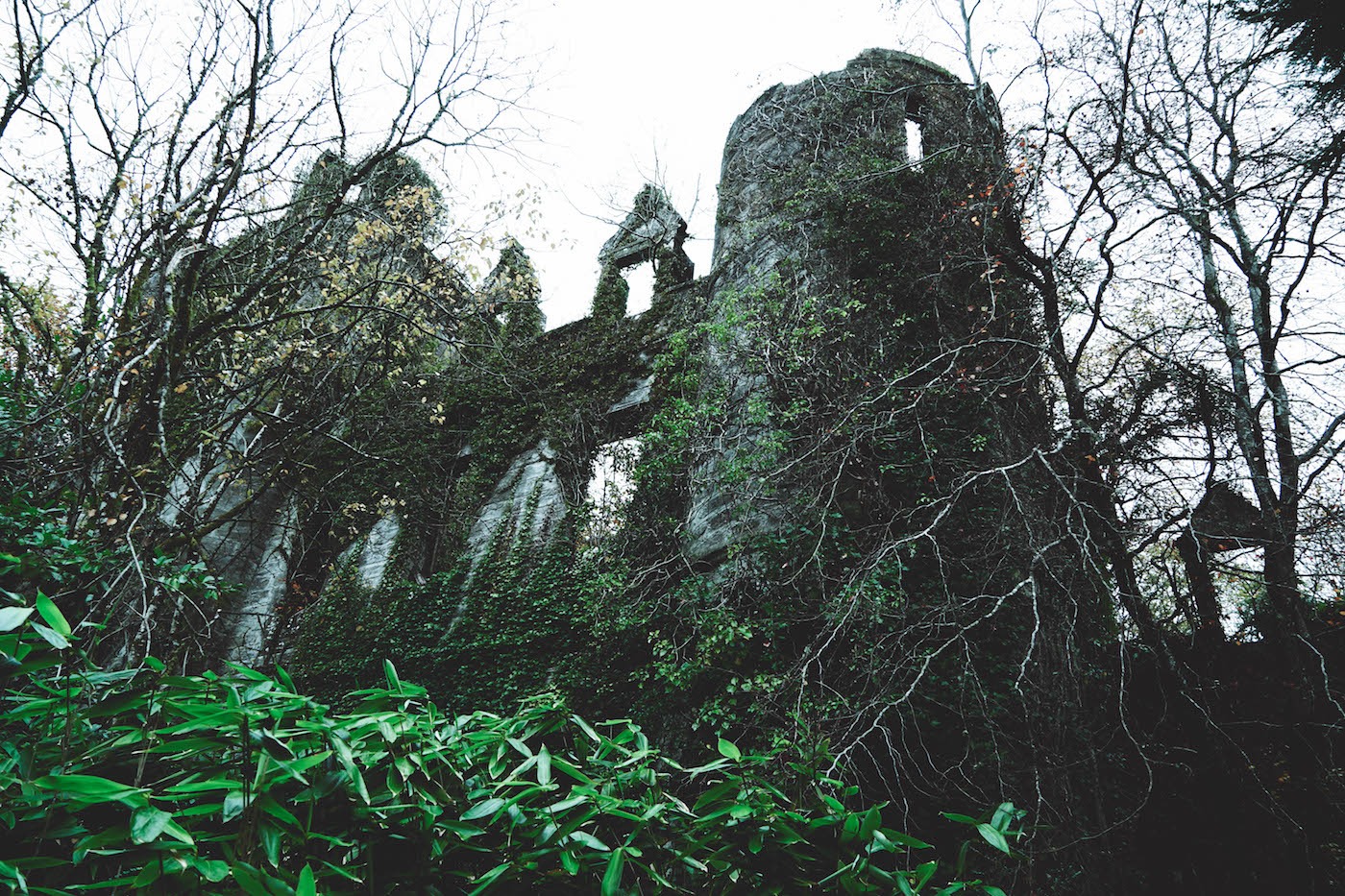 Exploring The Spooky – And Abandoned – Buchanan Castle In Scotland!