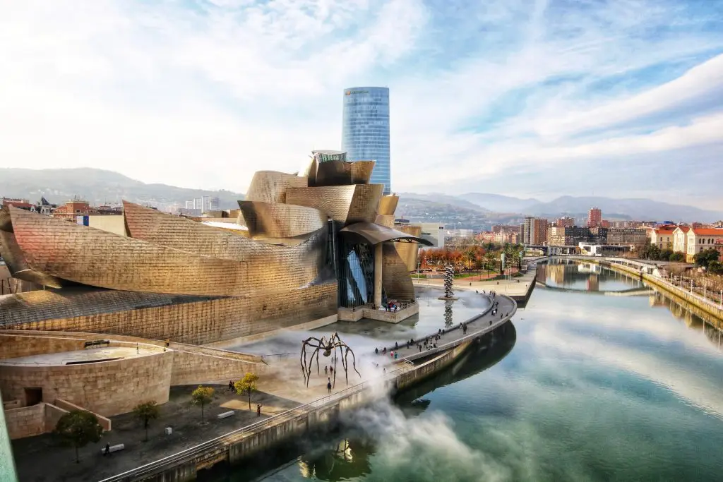 Guggenheim Museum Bilbao, Spain - The World is Not Enough | james bond spectre film locations ** bond spectre locations ** 007 locations ** 007 spectre locations ** tomorrow never dies film locations ** film locations for spectre ** skyfall filming locations ** casino royale filming locations **