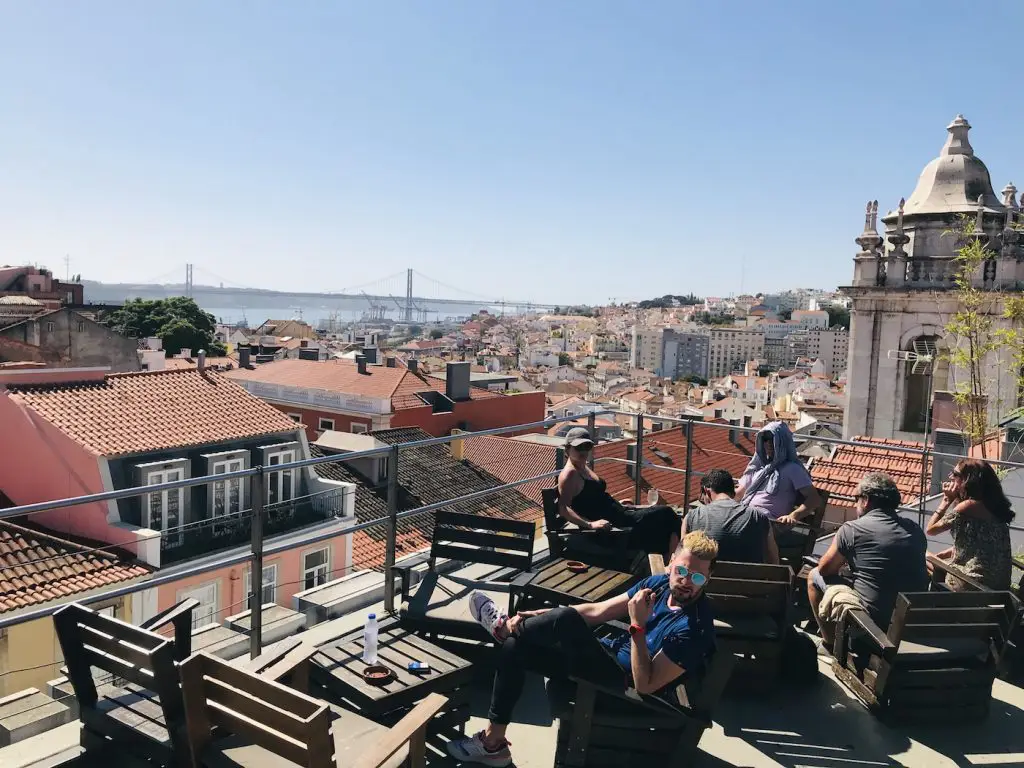 Park Rooftop Bar Lisbon Portugal