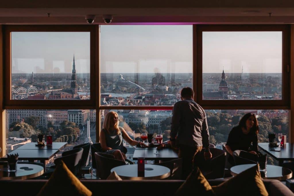 Riga Rooftop Bar | Radisson Blu Latvija Conference & Spa Hotel, Riga