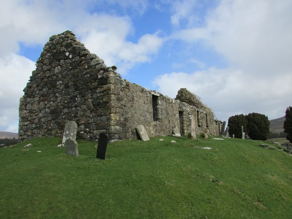 Kilchrist Church Boreraig Isle Of Skye Ruins