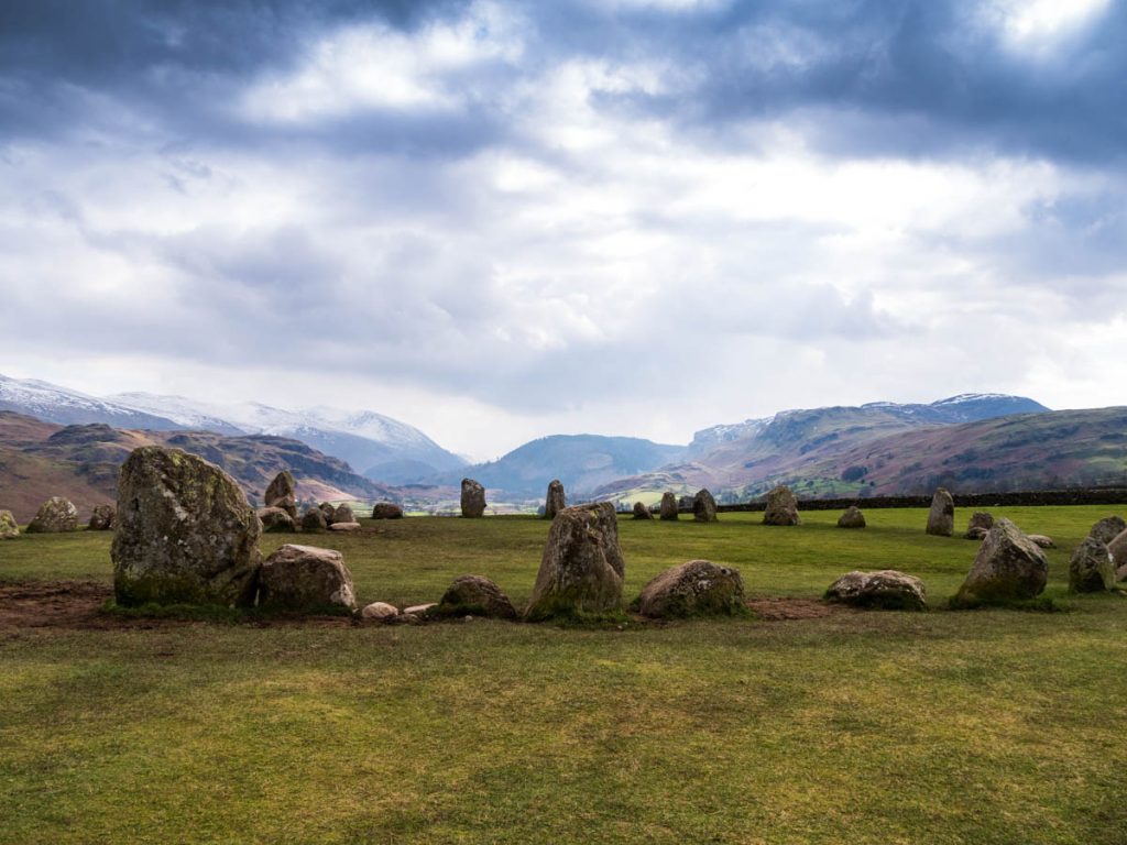 Castlerigg Stone Circle near Keswick Lake District- Cumbria | World Heritage Site in the United Kingdom