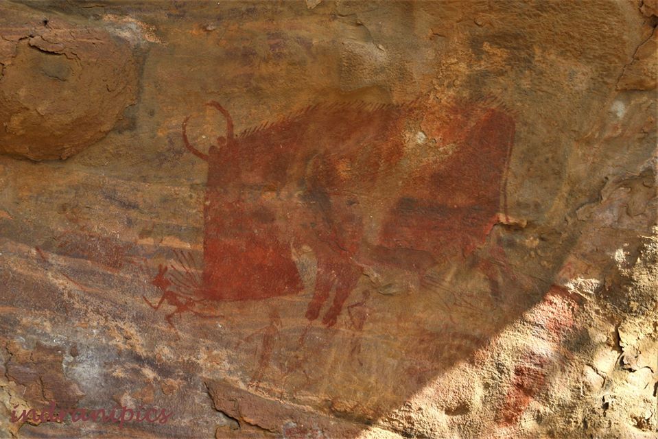Rock Shelters of Bhimbetka - world heritage site in India