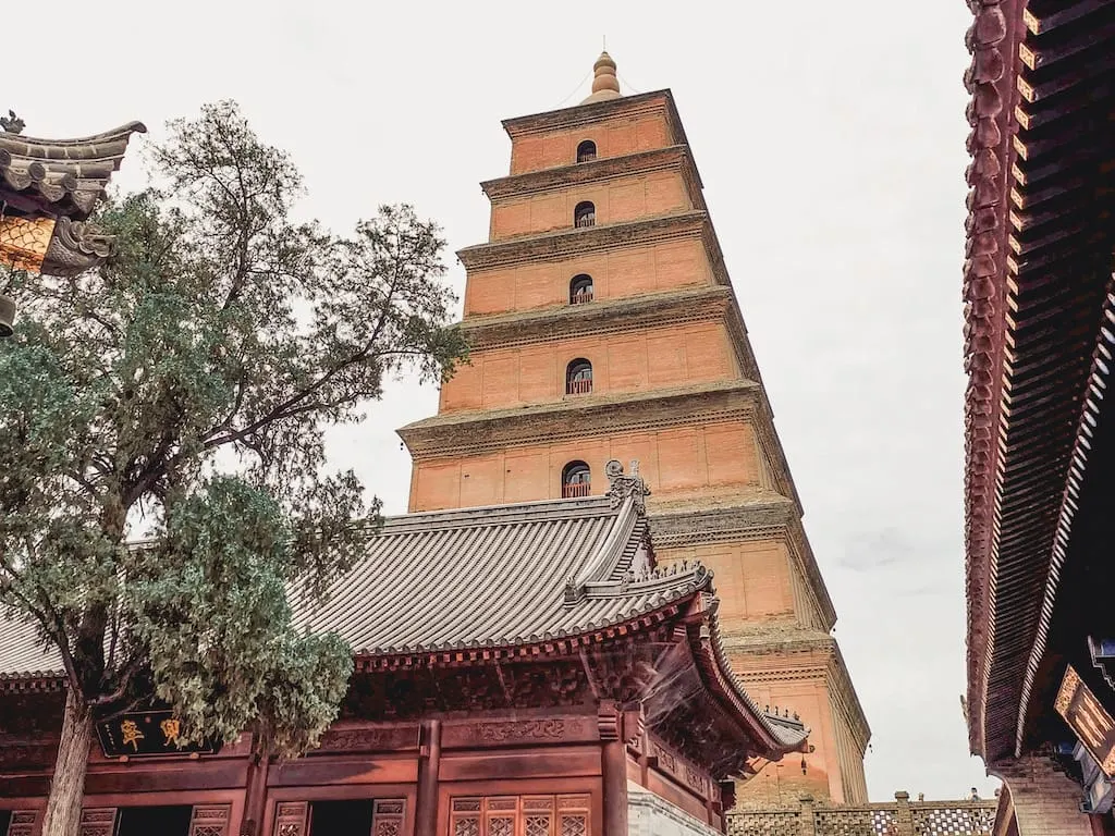 Giant Wild Goose Pagoda - Famous Landmarks Of China