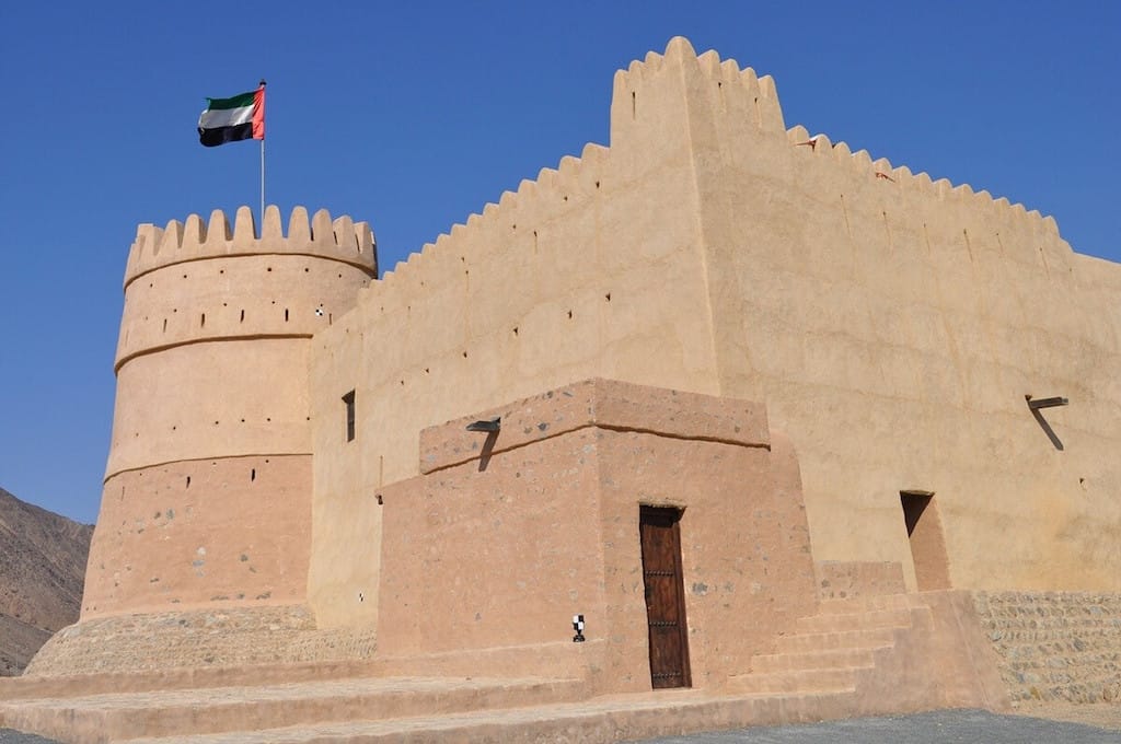 Fujairah Fort - famous landmarks in the UAE