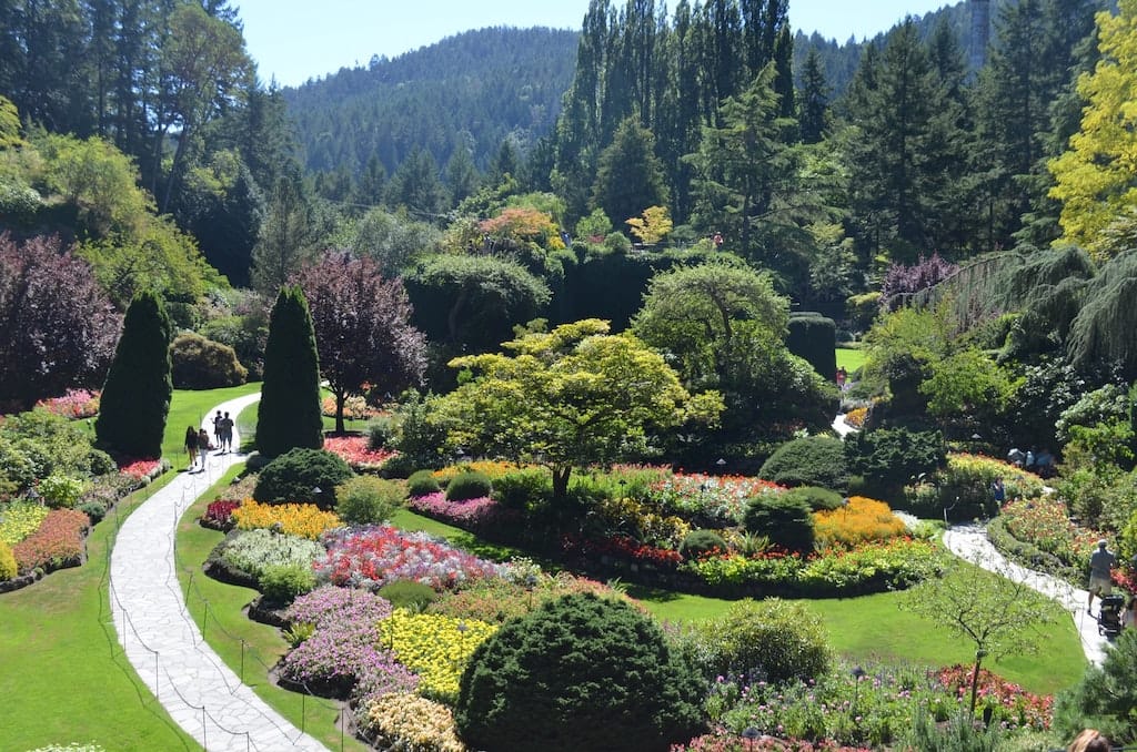 Famous Landmarks In Canada - The Butchart Gardens