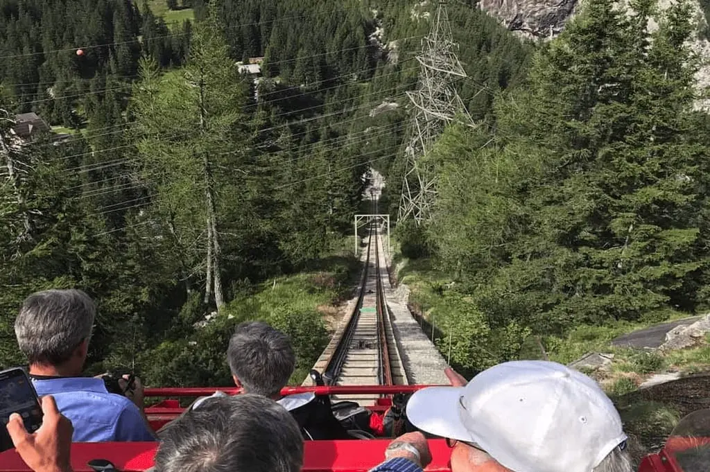 Famous Swiss Landmarks - Gelmerbahn Funicular